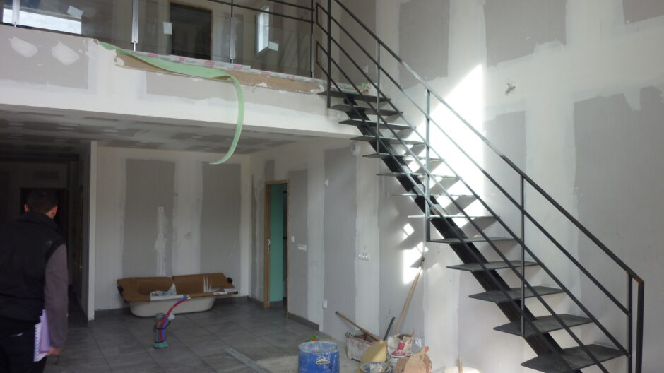 escalier acier sur mesure