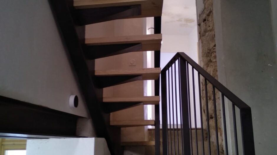 escalier metal creation sur mesure gard